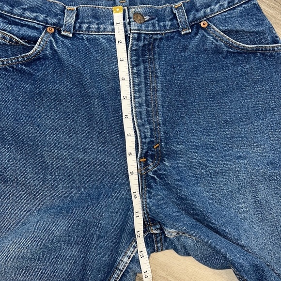 Levi’s Vintage Y2K 90’s 80’s White Label Patch Denim Jeans Size.15 - Picture 10 of 13